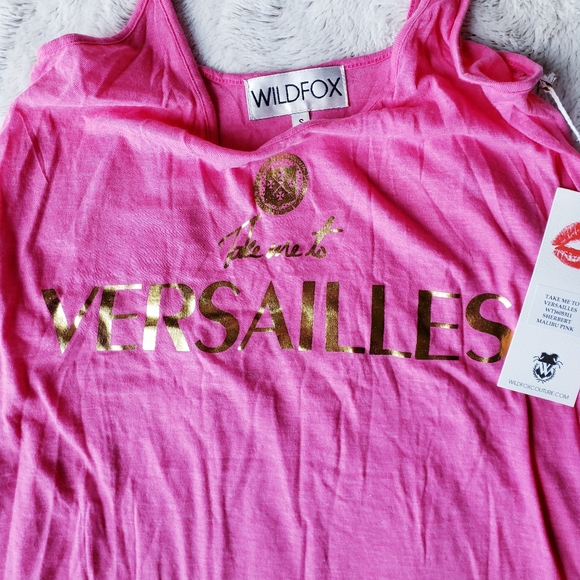 RARE Wildfox Take Me To Versailles Pink Slip Dress NWT Size Small - Picture 6 of 12